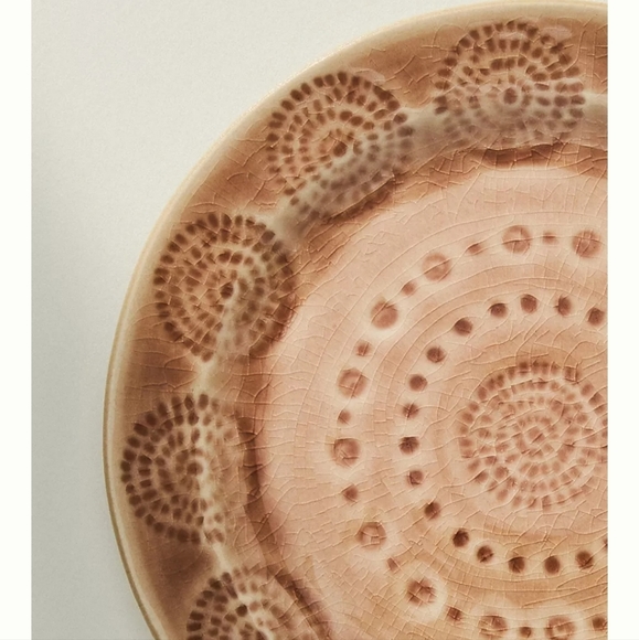 Anthropologie Old Havana Bread Plates - set of 4 - Rose/neutral - Picture 6 of 12